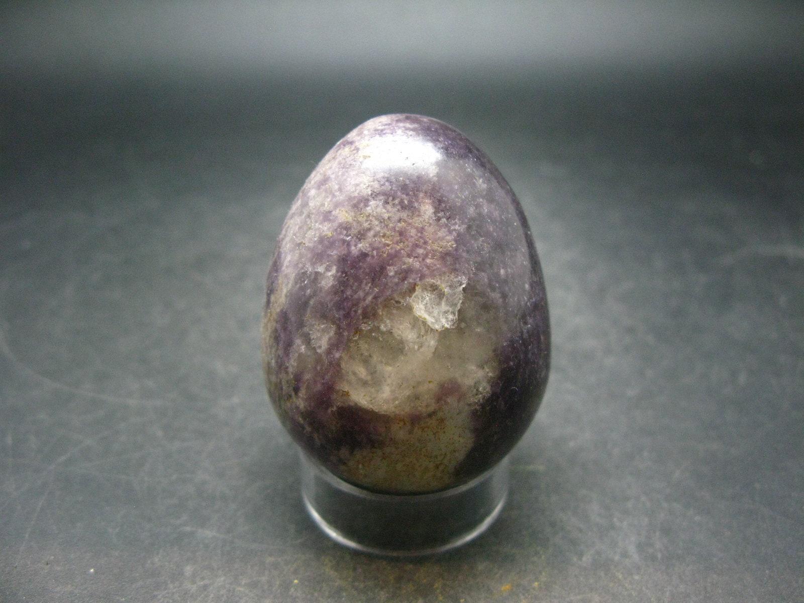 Lepidolite Egg From Brazil - 2.1"