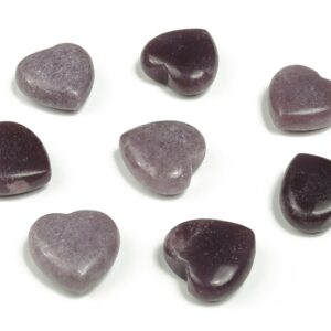 Lepidolite Heart Gemstone – Heart Crystal - Healing Stones – Carving Heart - Natural stones - 2.5cm - HE1121 Lepidolite Heart Gemstone – Heart Crystal - Healing Stones – Carving Heart - Natural stones - 2.5cm - HE1121