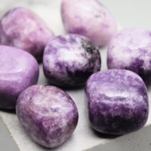 Polished Lepidolite Palm Stone: Healing Crystal (15-30mm) Polished Lepidolite Palm Stone: Healing Crystal (15-30mm)
