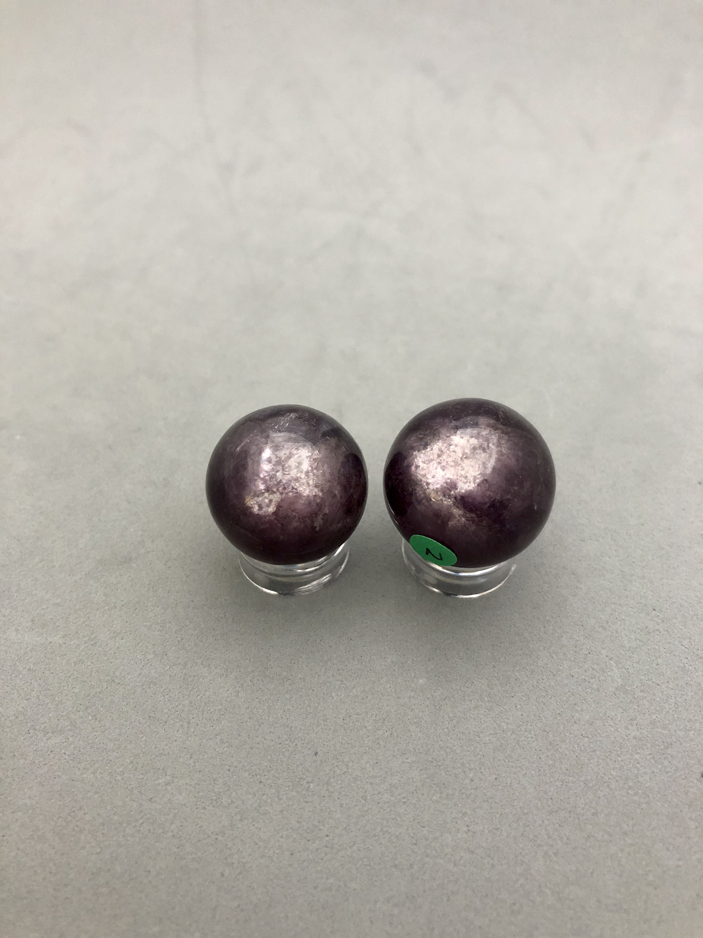 Lepidolite Purple Mica Crystal Mini Sphere (13/16") Metaphysical Crystal Sphere Stone Gift Idea Meditation Sacred Space Purple Crystal Stone