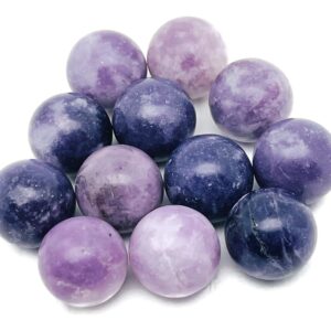 Lepidolite Sphere Gemstone – Crystal Sphere - Healing Stone – Crystal Ball – Crystal Décor – 20mm - SP1012 Lepidolite Sphere Gemstone – Crystal Sphere - Healing Stone – Crystal Ball – Crystal Décor – 20mm - SP1012