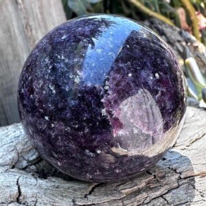 Lepidolite Sphere: Healing Crystal From Brazil Lepidolite Sphere: Healing Crystal From Brazil