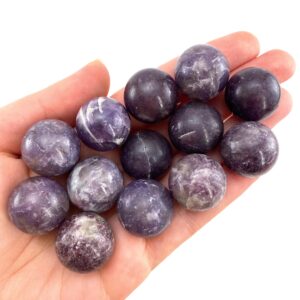 Lepidolite Sphere | Purple Crystal Ball (20mm)