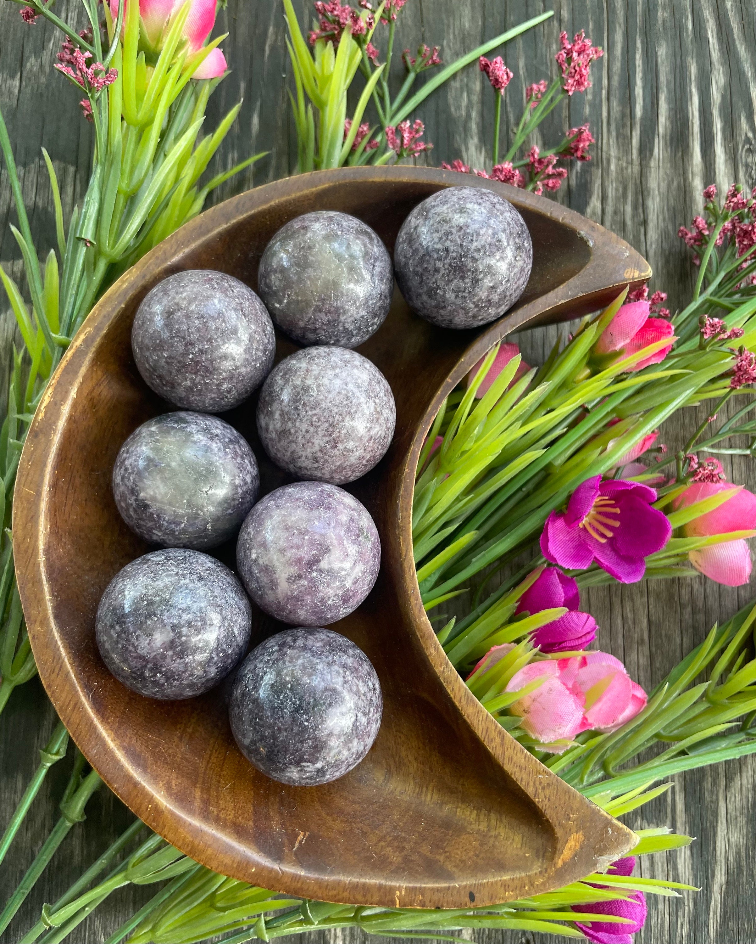 Lepidolite, Lepidolite Sphere, Qty. 1