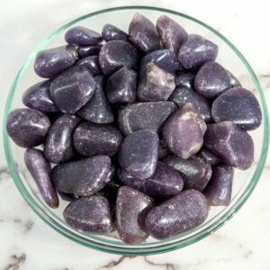Lepidolite 1" - 1.3 Dark Purple Tumbled Stone #lv2020