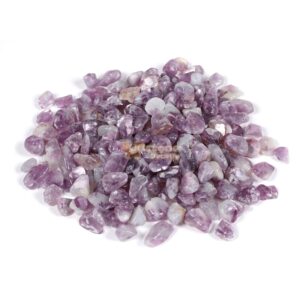 100 Grams Lepidolite Lithium Mica Chips Crushed Tumbled Stone Crystal Healing Embellishments