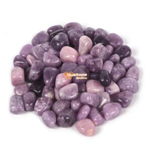 100 Grams Lepidolite Lithium Mica Tumbled Polished Natural Crystal Healing Pocket Stones Rock Collection