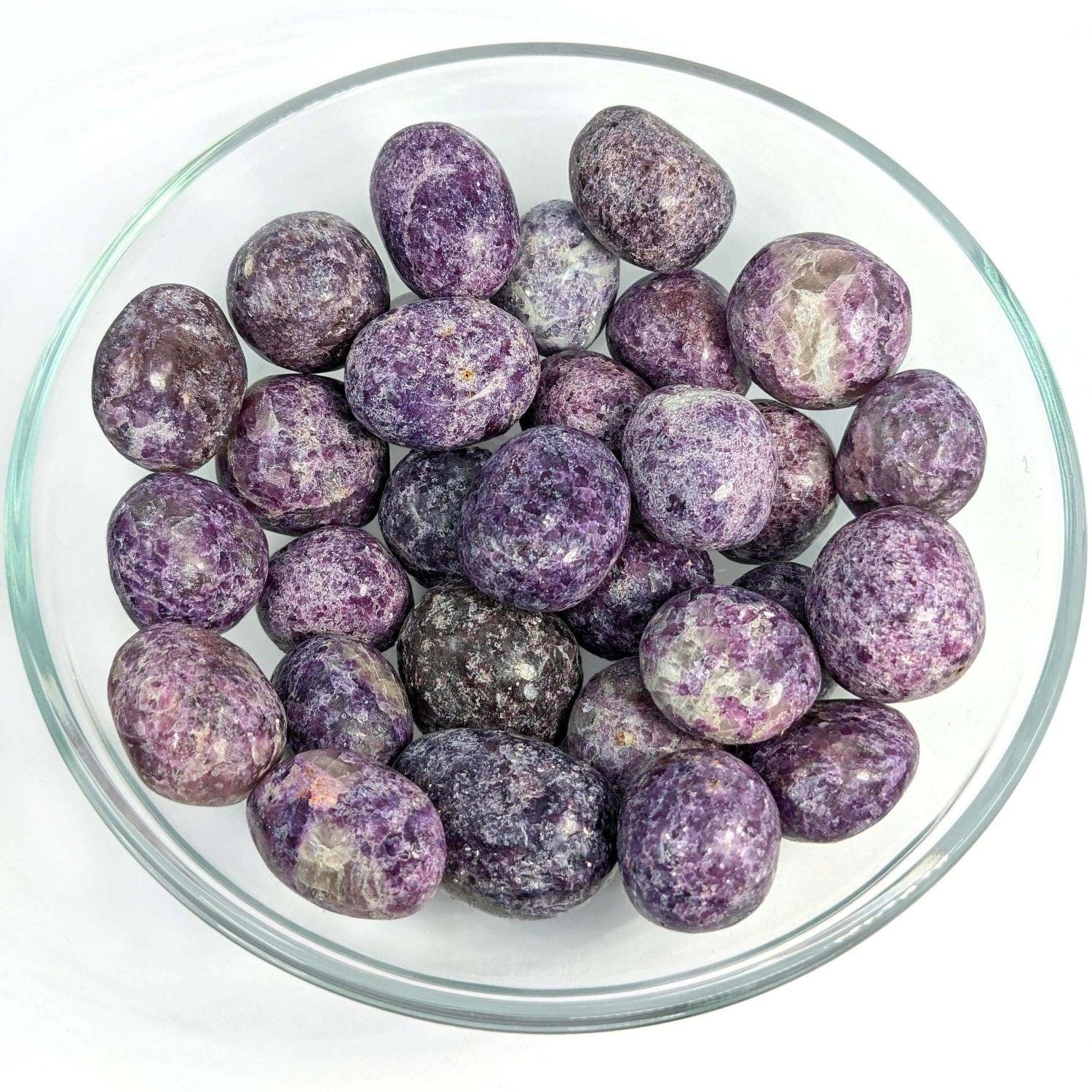 Lepidolite .8 - 1.3" Tumbled Stone #lv5850 Lepidolite .8 - 1.3" Tumbled Stone #lv5850