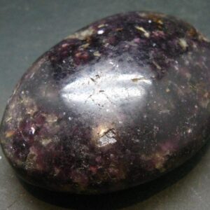 Nice Large Tumbled Lepidolite (lithium-rich Mica) Stone From Brazil - 2.7"