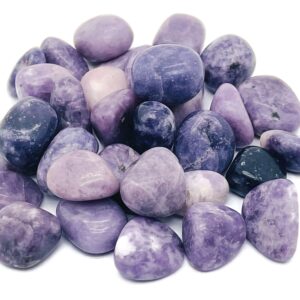 Lepidolite Tumbled Stone - Crystal Gemstone - Natural Stone - Lepidolite Gemstone - Super Purple - TU1054