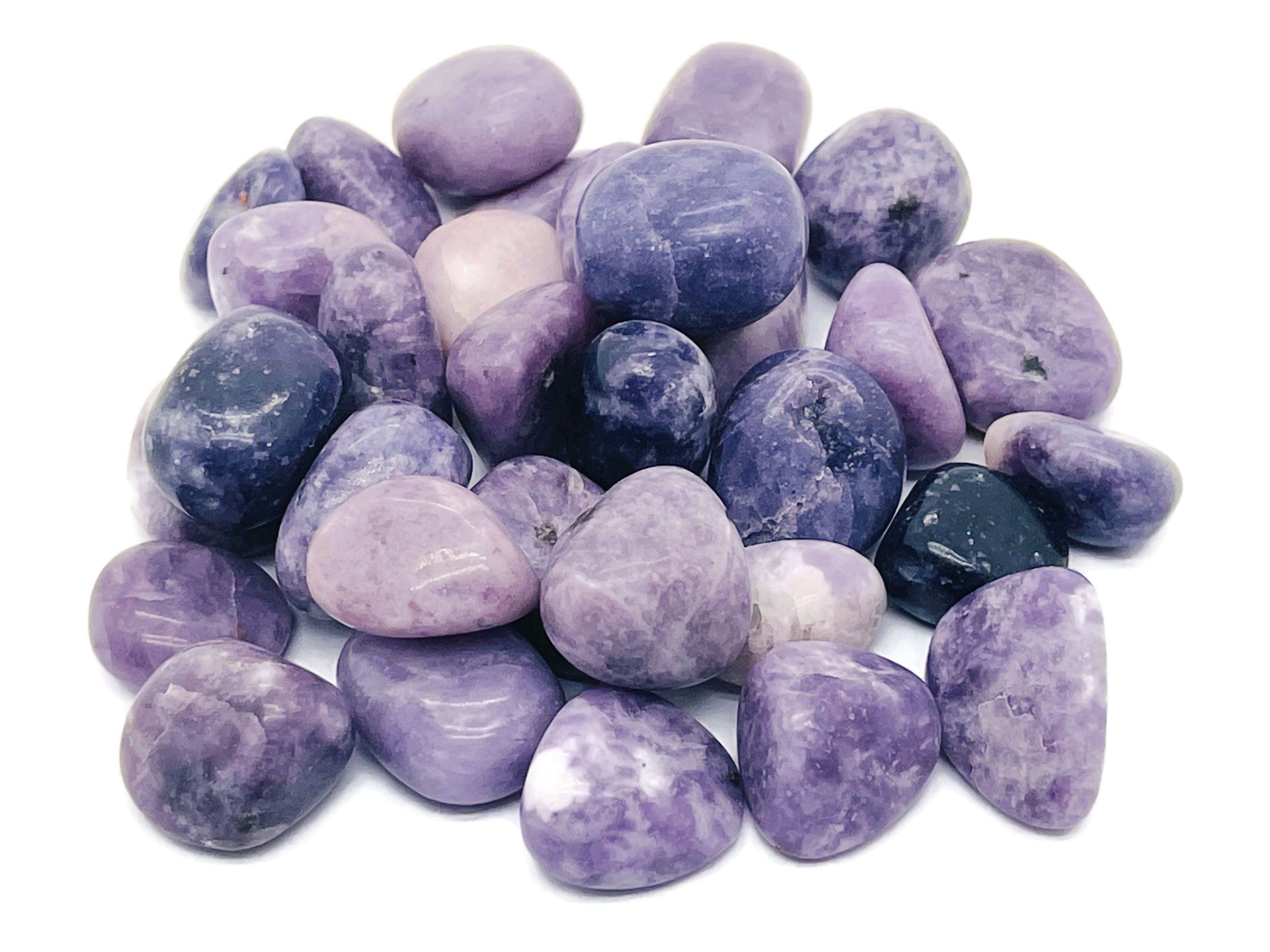 Lepidolite Tumbled Stone - Crystal Gemstone - Natural Stone - Lepidolite Gemstone - Super Purple - Tu1054