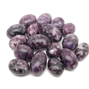 Lepidolite Tumbled Stone - Dark Purple Lepidolite - Natural Stone - Lepidolite Gemstone - TU1321