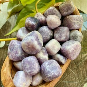 Lepidolite Tumbled Stone | Purple Crystal Gemstone Natural Crystal