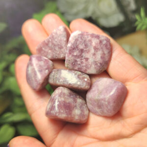 Lepidolite Tumble - Lepidolite Stone - Lepidolite Crystal - Polished Lepidolite - Natural Lepidolite - Tumbled Lepidolite - Lepidolite