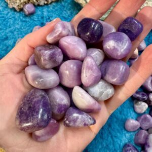 witch stone Buy 100+ lepidolite halloween trick or treat purple gemstone gift for kids this Halloween. spooky gems purple crystal tumble gem