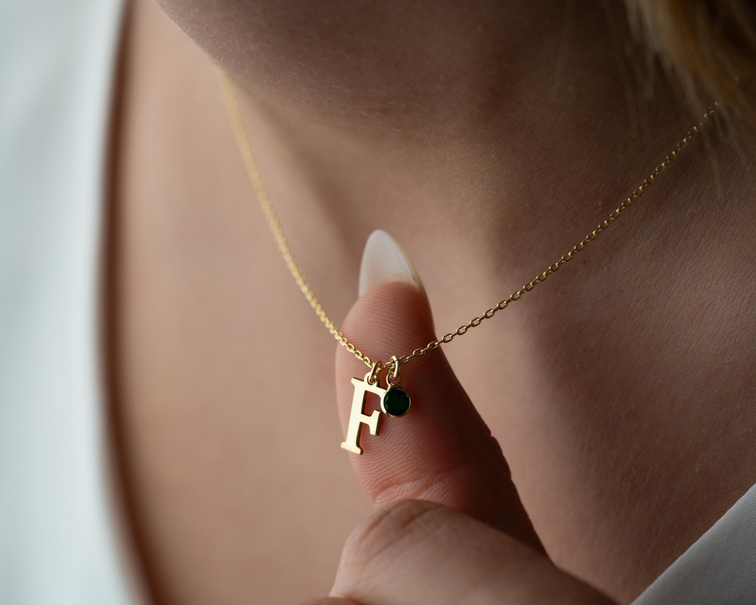 Letter Necklace With Birthstone Initial Necklace Silver Birth Stone Necklace With Initial Jewelry Letters With Birthstone Charm Necklace Letter Necklace With Birthstone Initial Necklace Silver Birth Stone Necklace With Initial Jewelry Letters With Birthstone Charm Necklace