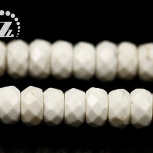 White Magnesite Faceted Rondelle Space Beads,abacus Beads,natural,gemstone Beads,diy Beads,2x4mm 4x6mm 5x8mm 7x10-11mm,15" Full Strand White Magnesite Faceted Rondelle Space Beads,abacus Beads,natural,gemstone Beads,diy Beads,2x4mm 4x6mm 5x8mm 7x10-11mm,15" Full Strand