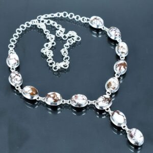 Wild Horse Magnesite Necklace: Handmade Sterling Silver Gemstone Jewelry