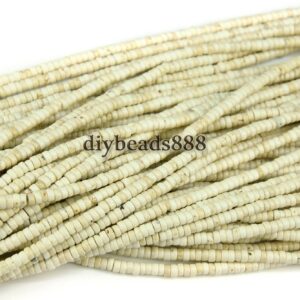 White Magnesite Smooth Heishi Beads,spacer Beads,natural,gemstone Beads,diy Beads,2x4mm 3x6mm 3x8mm 3x10mm For Choice,15" Full Strand White Magnesite Smooth Heishi Beads,spacer Beads,natural,gemstone Beads,diy Beads,2x4mm 3x6mm 3x8mm 3x10mm For Choice,15" Full Strand