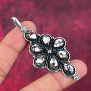 Dainty Magnesite Pendant, 925 Sterling Silver Pendant, High Quality Gemstone Pendant, Stylish Pendant, Handmade Jewelry, Gift For Love Dainty Magnesite Pendant, 925 Sterling Silver Pendant, High Quality Gemstone Pendant, Stylish Pendant, Handmade Jewelry, Gift For Love