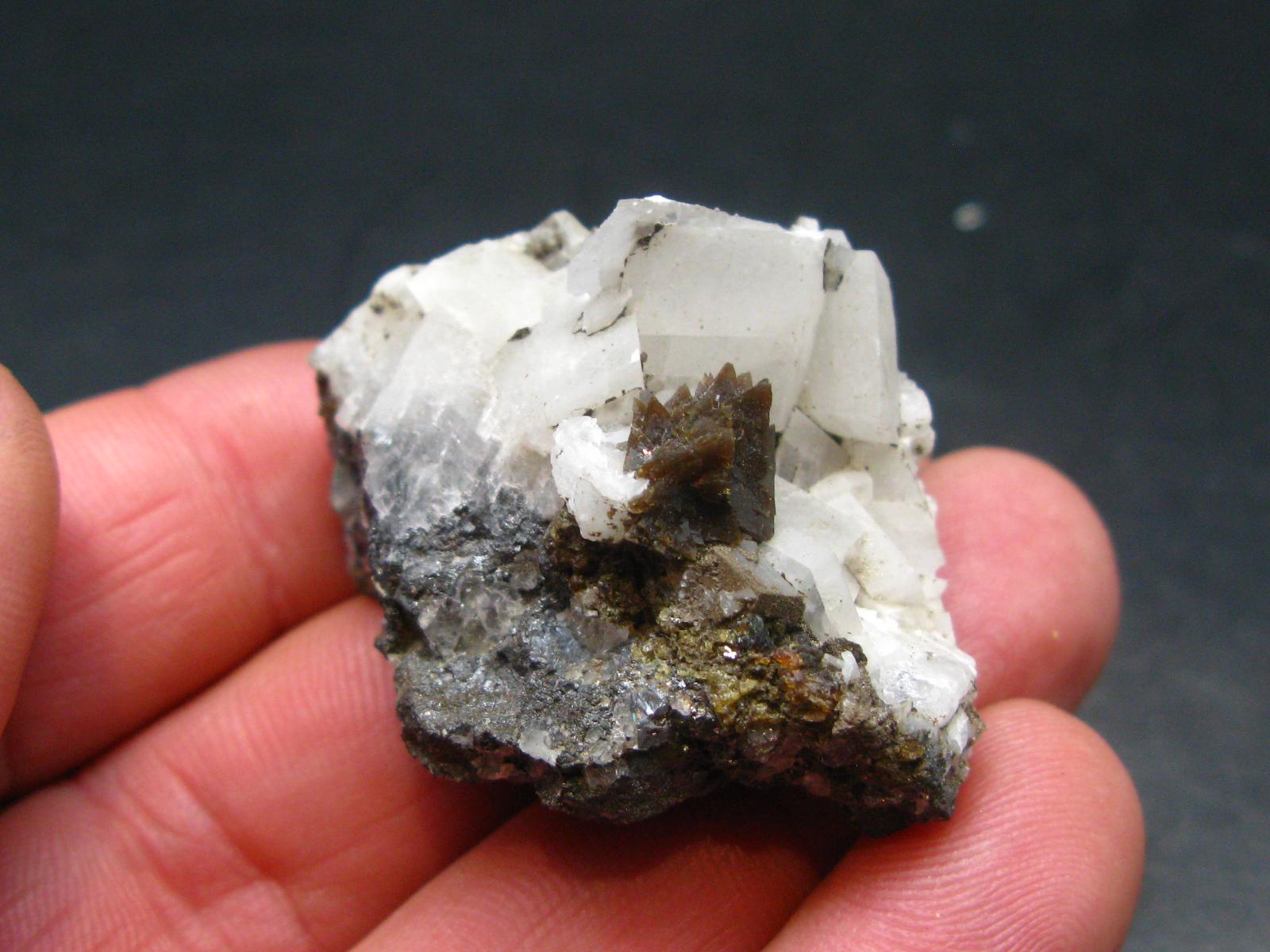 Rare Helvite On Magnesite Cluster From China - 1.8" - 35.79 Grams