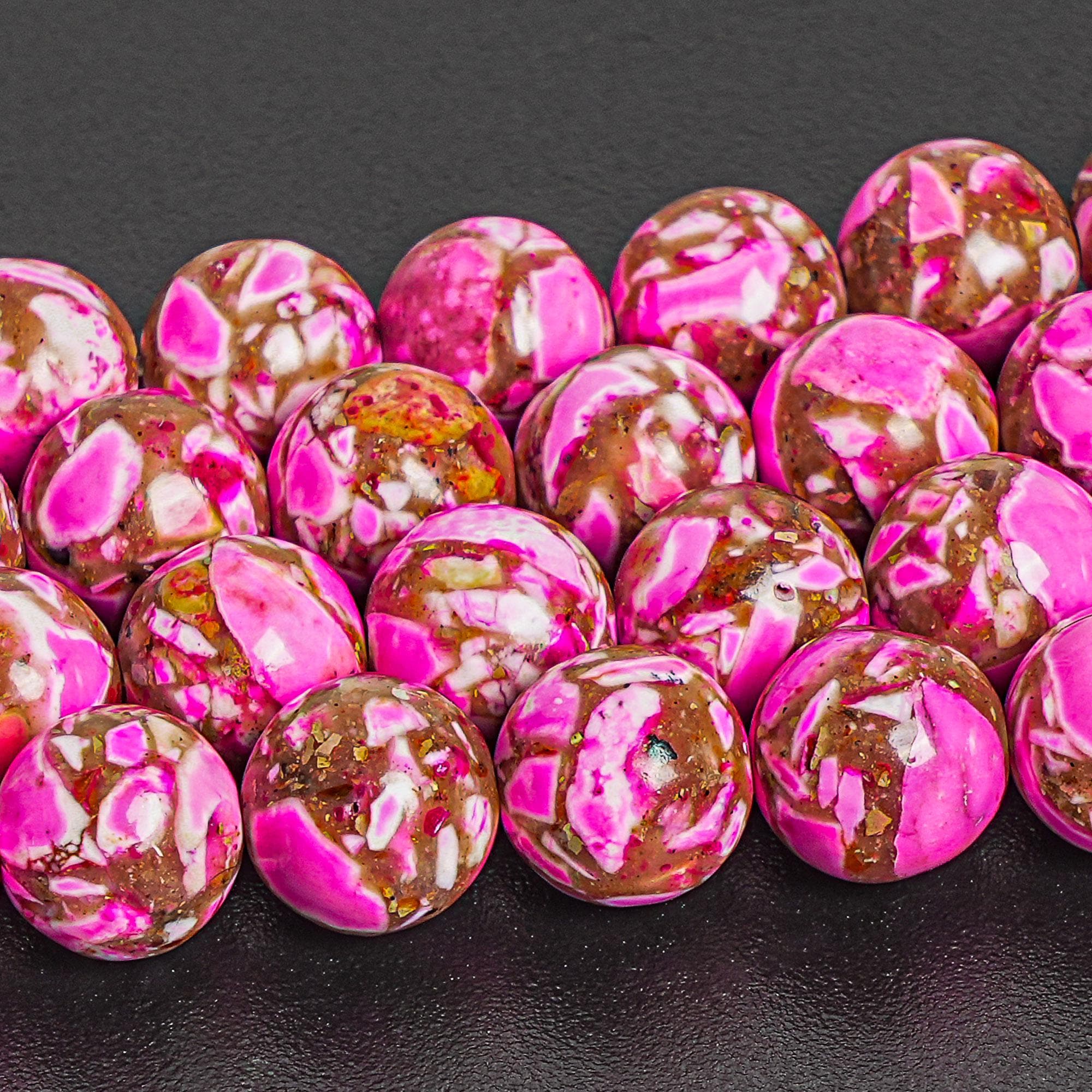 8mm Pink Magnesite Beads Grade A+ Gemstone Round Loose Beads 15"/7.5" Bulk Lot Options
