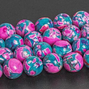 8MM Rose Pink Magnesite Beads Grade A+ Gemstone Round Loose Beads 15"/7.5" Bulk Lot Options