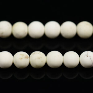 White Magnesite Matte Round Beads,frosted Beads,diy Beads,natural,gemstone,2mm 3mm 4mm 6mm 8mm 10mm 12mm For Choice,15" Full Strand