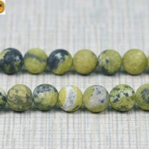 Yellow Magnesite Matte Round Beads,frosted Beads,natural,gemstone,diy Beads,6mm 8mm 10mm 12mm 14mm For Choice,15" Full Strand