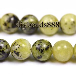 Yellow Magnesite Smooth Round Beads,,natural,gemstone,diy Beads,6mm 8mm 10mm 12mm For Choice,15" Full Strand