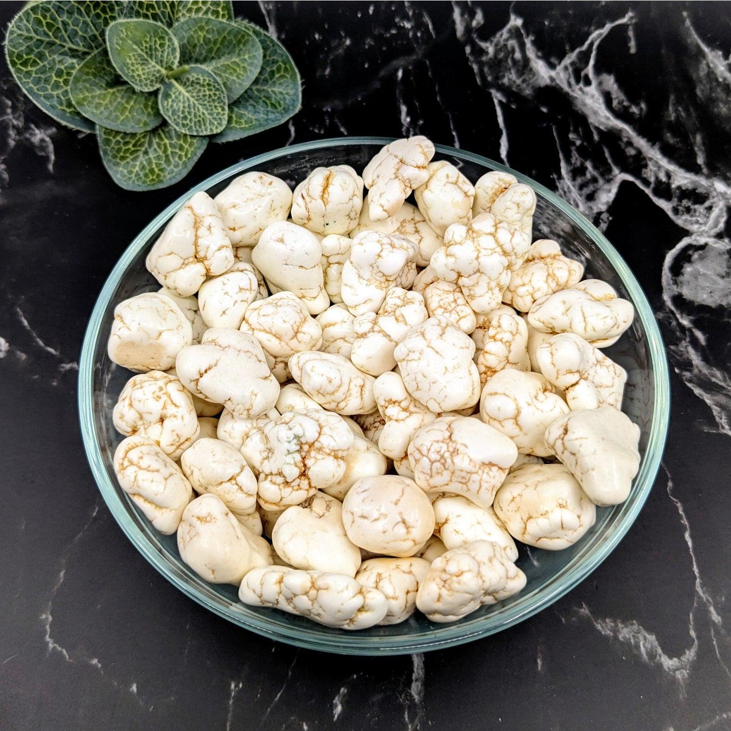 Magnesite .8-1.7" Tumbled Stone #lv5758