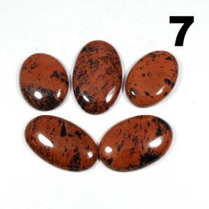Red Mahogany Obsidian. Natural Mahogany Obsidian Cabochon. Mahogany Obsidian Gemstone. Wholesale Mahogany For Jewelry. Vvariation-1