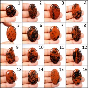 Unique~ Mahogany Obsidian Cabochon. Red Mahogany Obsidian Gemstone. Natural Mahogany Obsidian. Mix Shape Crystal Mahogany. Variation Unique~ Mahogany Obsidian Cabochon. Red Mahogany Obsidian Gemstone. Natural Mahogany Obsidian. Mix Shape Crystal Mahogany. Variation