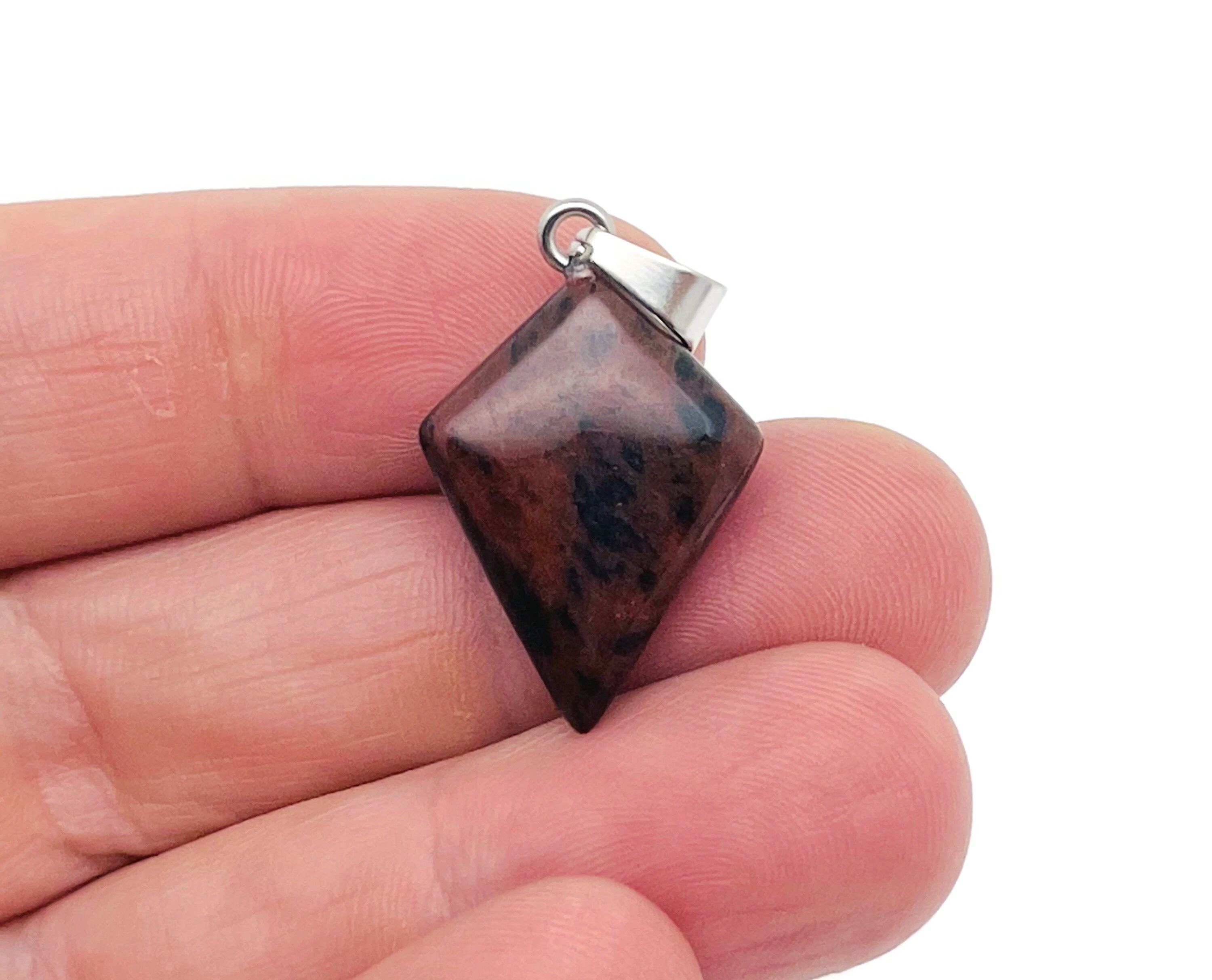 Mahogany Obsidian Gemstone For Pendant - Triangle Geometric Gemstone Pendant - Natural Gemstone Jewelry - For Women Lucky Pendant - Nc1356 Mahogany Obsidian Gemstone For Pendant - Triangle Geometric Gemstone Pendant - Natural Gemstone Jewelry - For Women Lucky Pendant - Nc1356