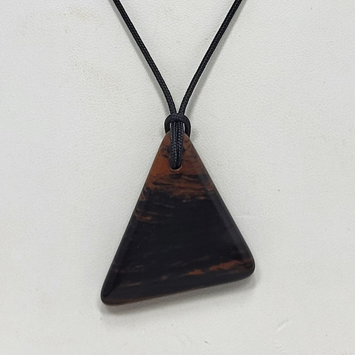 Mahogany Obsidian Pendant Necklace, Free Shipping (24147), Mahogany Obsidian Necklace, Obsidian Pendant, Pendantlady