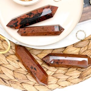 Mahogany Obsidian Crystal Point: Natural Home Decor