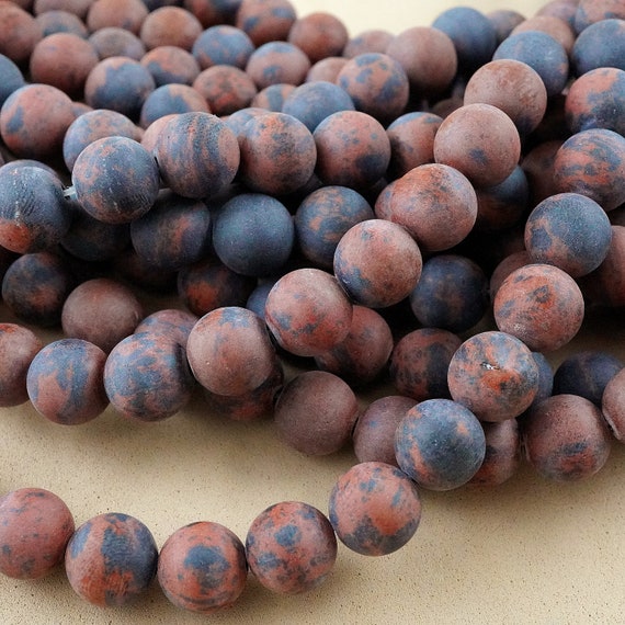 Mahogany Obsidian Beads (round)(matte)(4mm)(6mm)(8mm)(10mm)(12mm)(16"strand)