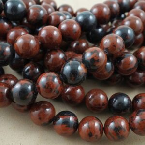 Mahogany Obsidian Beads (round)(smooth)(4mm)(6mm)(8mm)(10mm)(12mm)(16"strand) Mahogany Obsidian Beads (round)(smooth)(4mm)(6mm)(8mm)(10mm)(12mm)(16"strand)