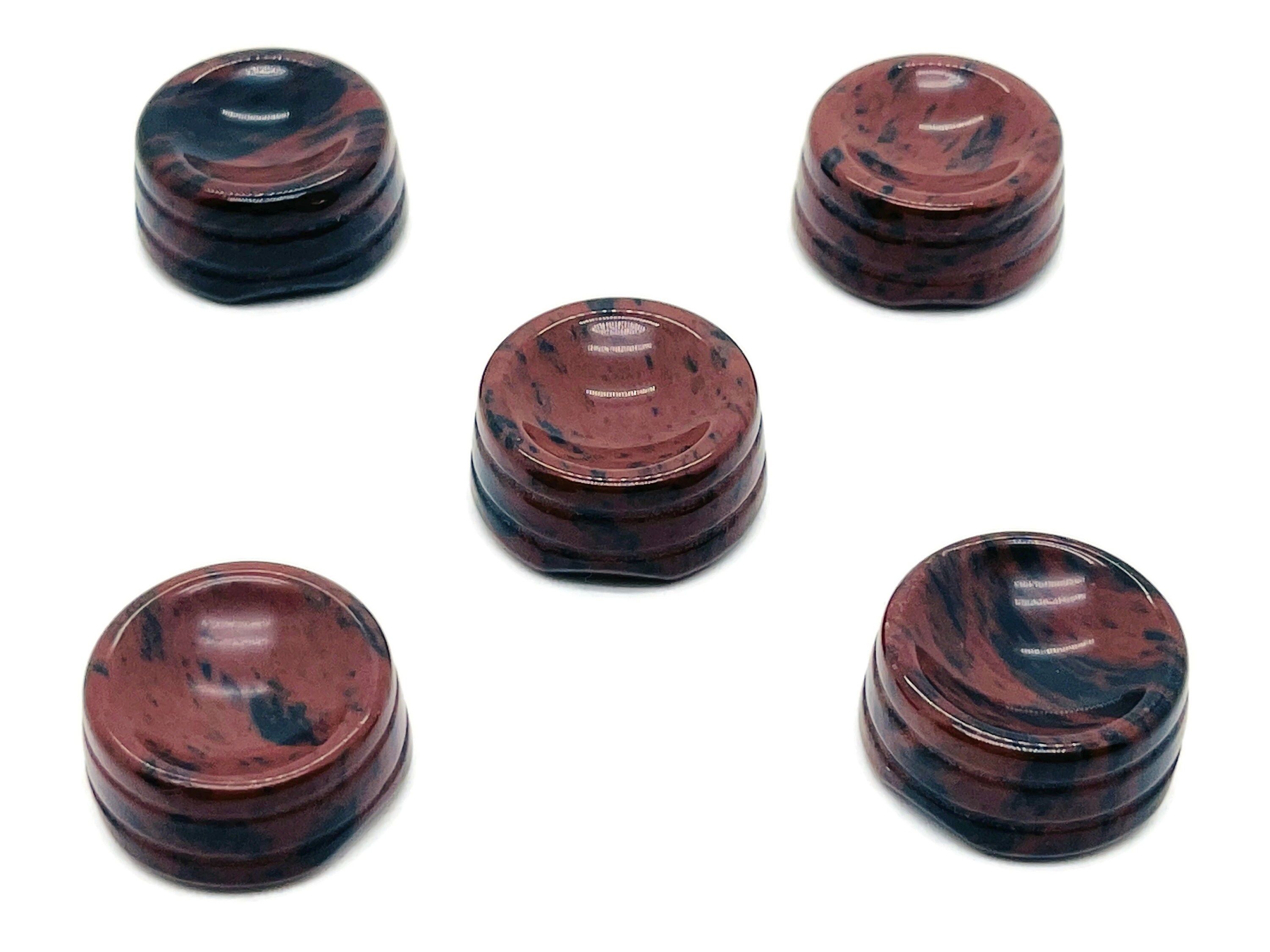 Mahogany Obsidian Crystal Sphere Stand - Gemstone Sphere Stand - Sphere Crystal Holders - Home Decor - Sd1011