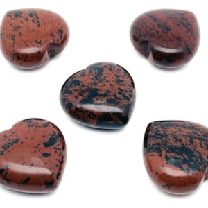 Mahogany Obsidian Heart Gemstone - Crystal Heart - Obsidian Touchstone - Crystal Healing – 4cm - HE1246 Mahogany Obsidian Heart Gemstone - Crystal Heart - Obsidian Touchstone - Crystal Healing – 4cm - HE1246