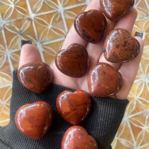 Mahogany Obsidian, Mahogany Obsidian Heart, Qty. 1 Mahogany Obsidian, Mahogany Obsidian Heart, Qty. 1