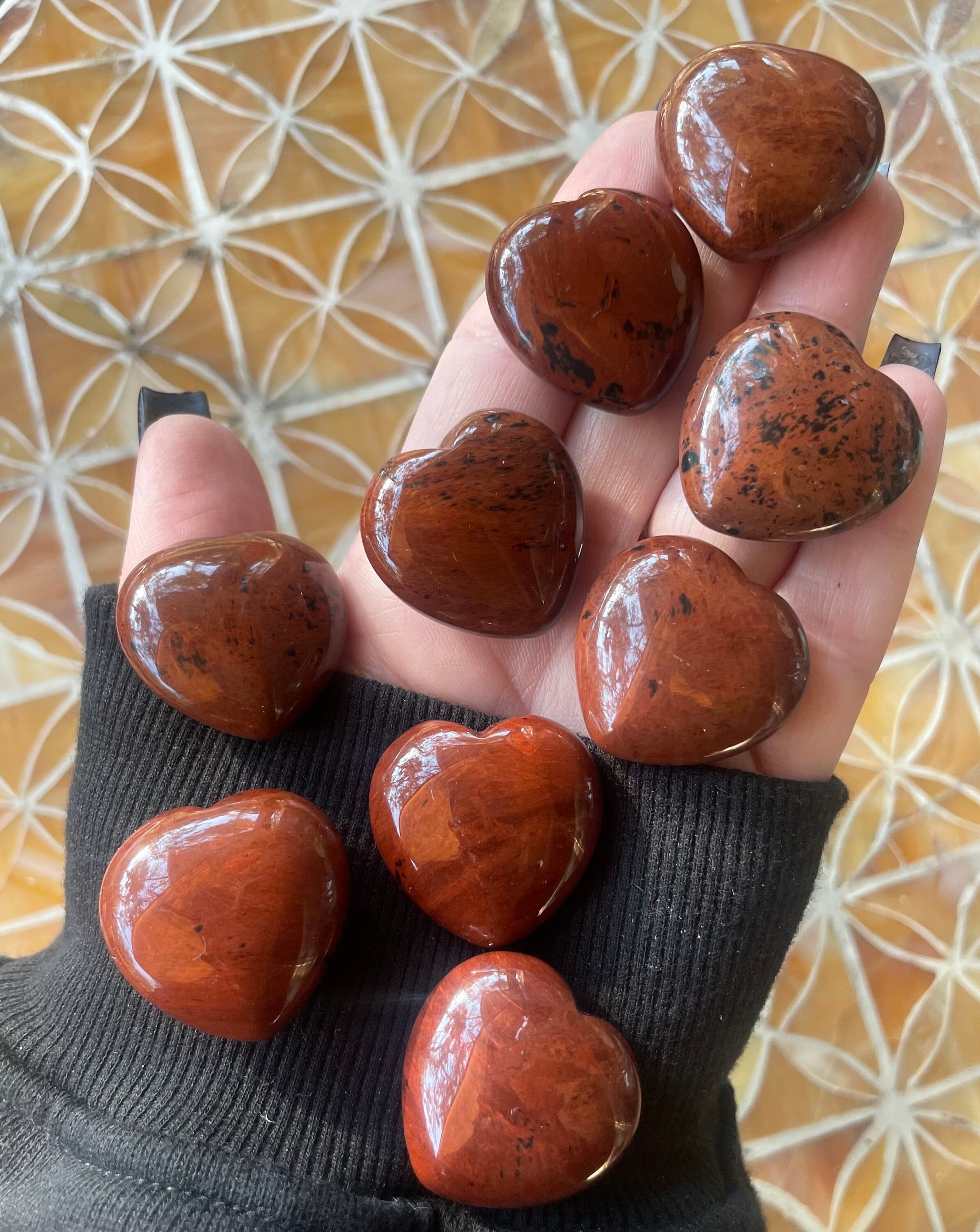 Mahogany Obsidian, Mahogany Obsidian Heart, Qty. 1
