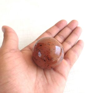 Polished Mahogany Obsidian Sphere, Gemstone Healing Crystal Sphere, 45 MM Polished Mahogany Obsidian Sphere, Gemstone Healing Crystal Sphere, 45 MM