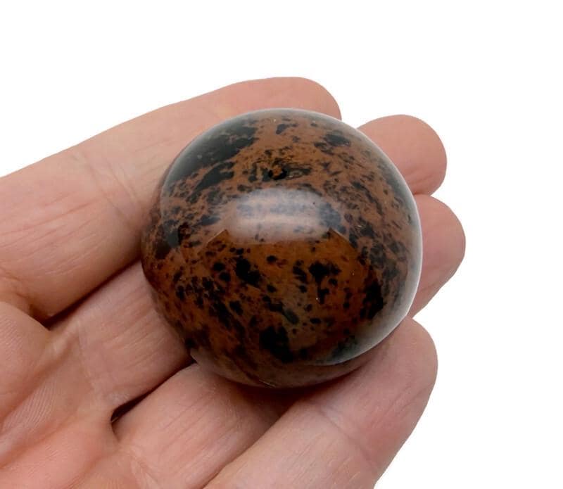 Mahogany Obsidian Sphere Stone A++ – Crystal Ball - Healing Crystal Stones – Crystal Décor – 40-50mm - Ba1072