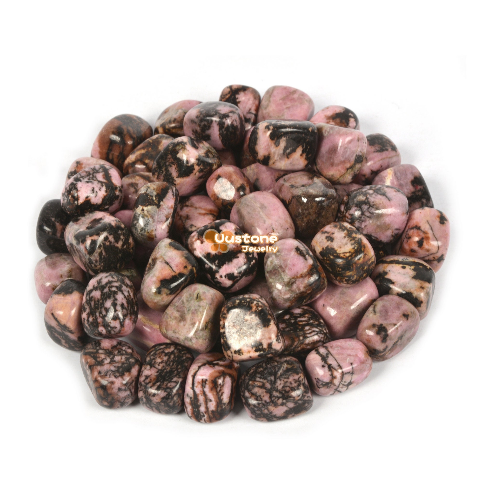 100 Grams Mahogany Obsidian Tumbled Polished Natural Crystal Healing Pocket Stones Rock Collection