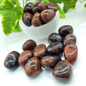 Mahogany Obsidian Crystal Tumblestone • Ethically Sourced Mahogany Obsidian Crystal Tumblestone • Ethically Sourced