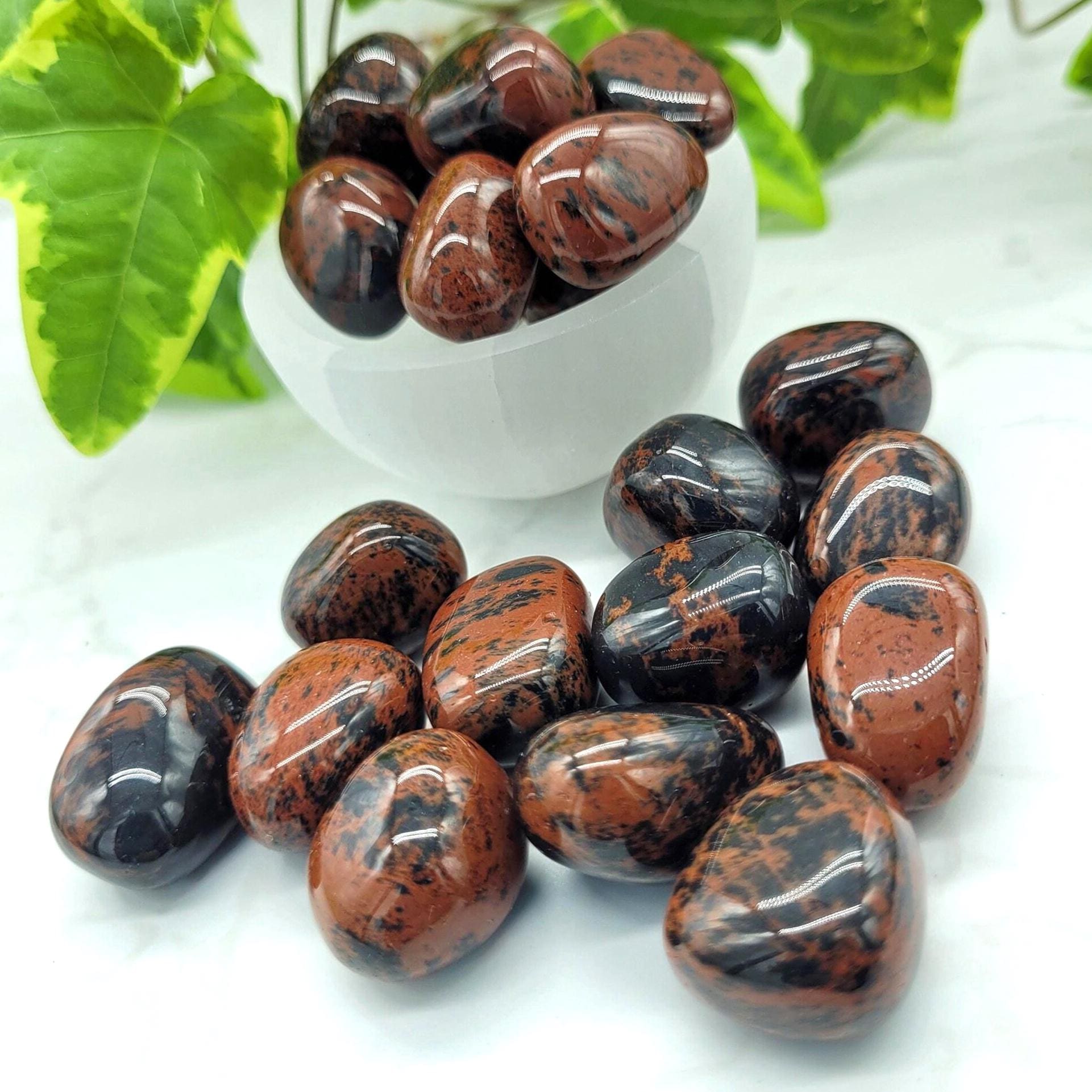 Mahogany Obsidian Crystal Tumblestone • Ethically Sourced