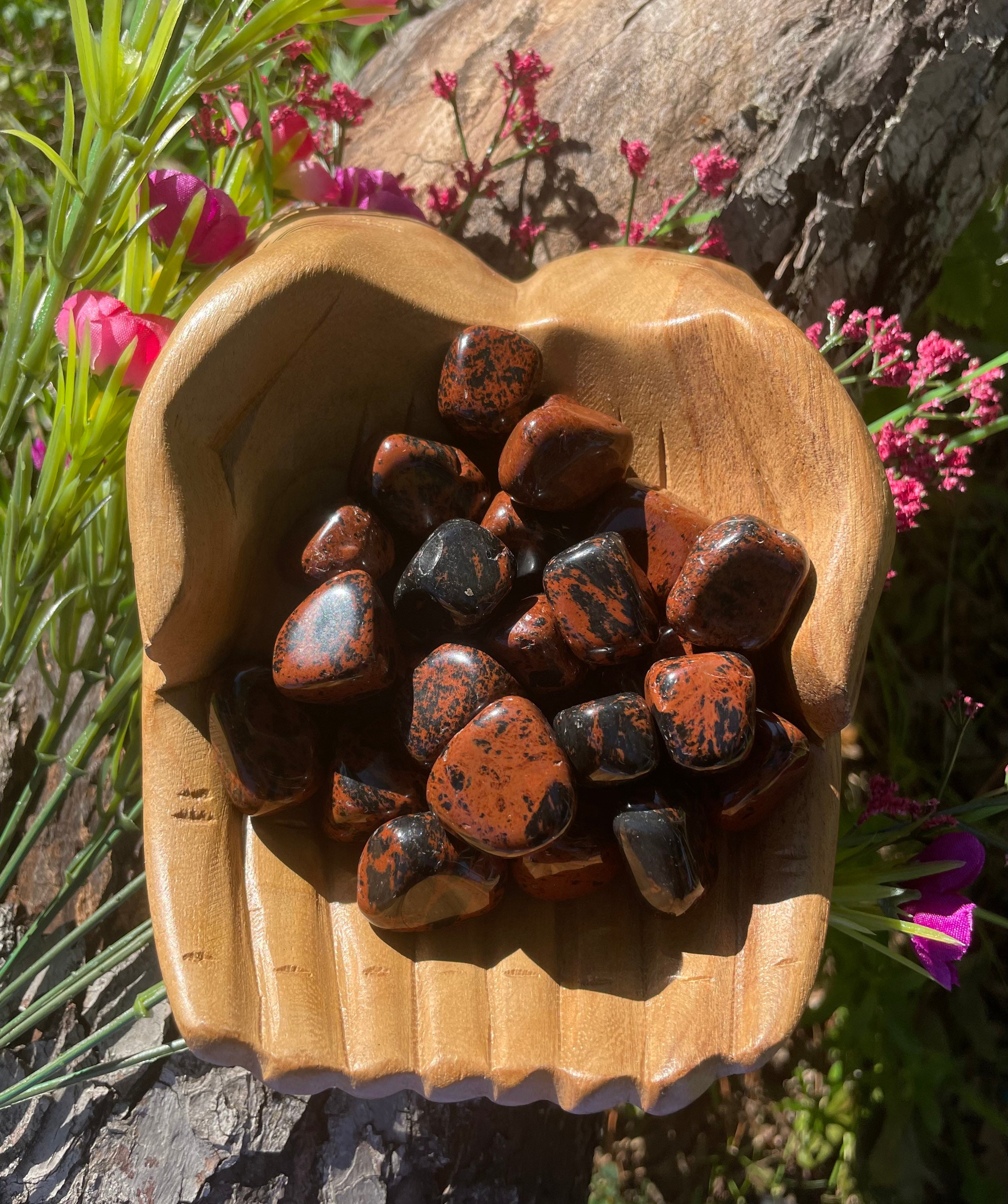 Mahogany Obsidian, Mahogany Obsidian Tumble, Qty. 1 Mahogany Obsidian, Mahogany Obsidian Tumble, Qty. 1