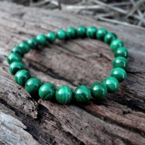 Malachite Bracelet. Boho Style Forest Green Malachite Gemstone Bracelet Handmade In Australia By Miss Leroy. Malachite Bracelet. Boho Style Forest Green Malachite Gemstone Bracelet Handmade In Australia By Miss Leroy.