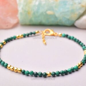 Malachite Bracelet, Micro Faceted Bracelet, Tiny Beads, Beaded Bracelet, Layering, Minimalist, Dainty Bracelet, Gift Her, Christmas Gift Malachite Bracelet, Micro Faceted Bracelet, Tiny Beads, Beaded Bracelet, Layering, Minimalist, Dainty Bracelet, Gift Her, Christmas Gift